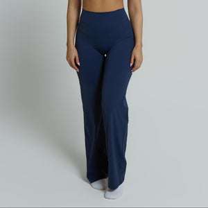 Core High-Waisted Flares | Navy Blue