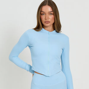 Core Zip-Up Jacket | Sky Blue