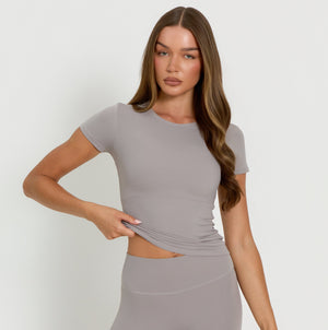 Core Soft Tee | Light Grey