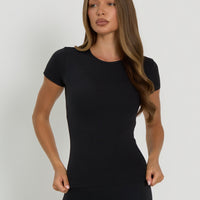 Core Soft Short Sleeve T-Shirt | Shadow Black - SALE