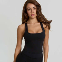 Core Racerback Tanktop | Shadow Black – SALE