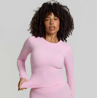 Core Soft Long Sleeve T-Shirt | Blush Pink - SALE