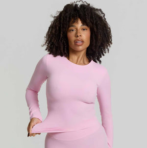 Core Soft Long Sleeve T-Shirt | Blush Pink