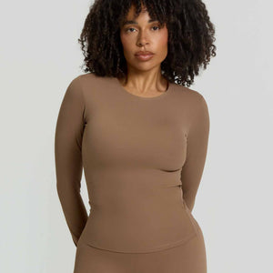 Core Soft Long Sleeve T-Shirt | Mocha