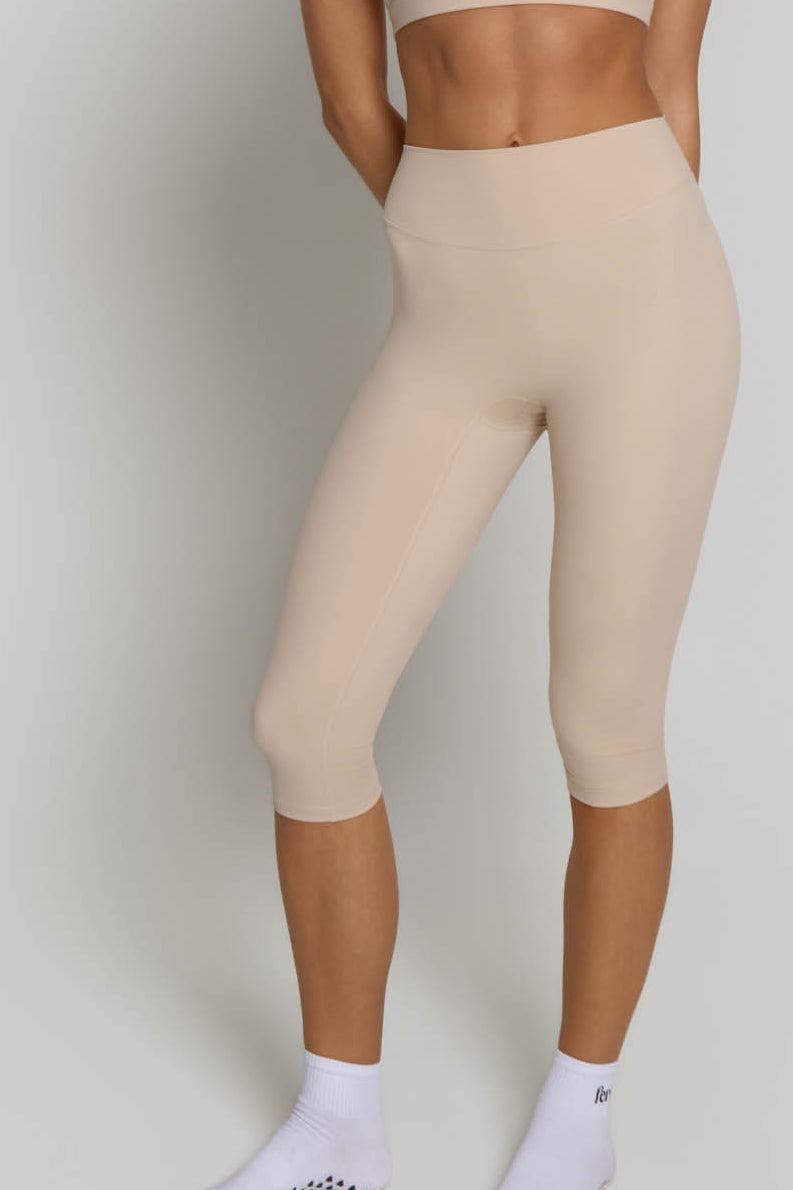 Capri Leggings - Tan