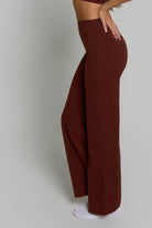 Flared Leggings - Chocolate Brown