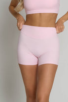 High-Waisted Shorts - Ballet Pink