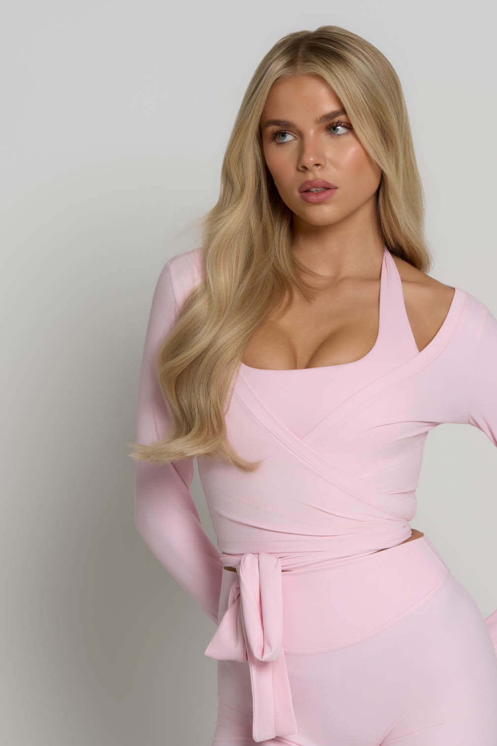 Ballet Wrap Top - Ballet Pink