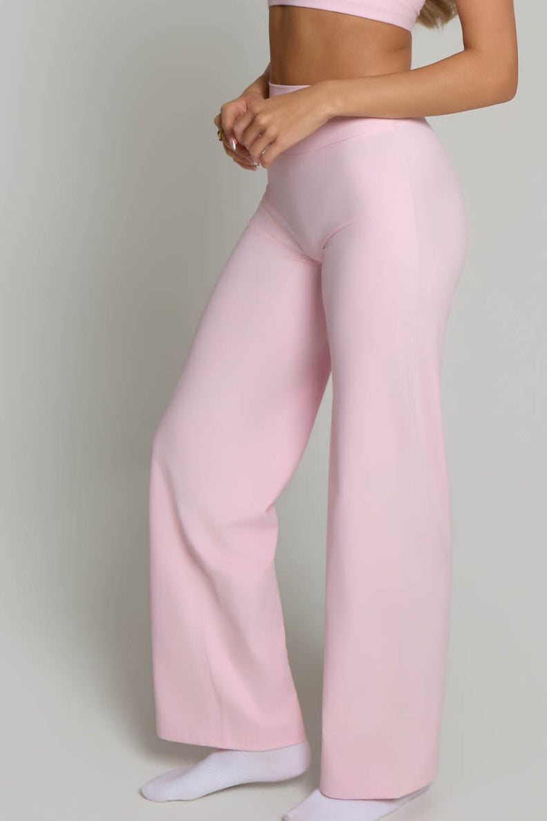 Flared Leggings - Ballet Pink