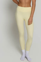 High Waisted Leggings - Buttercream