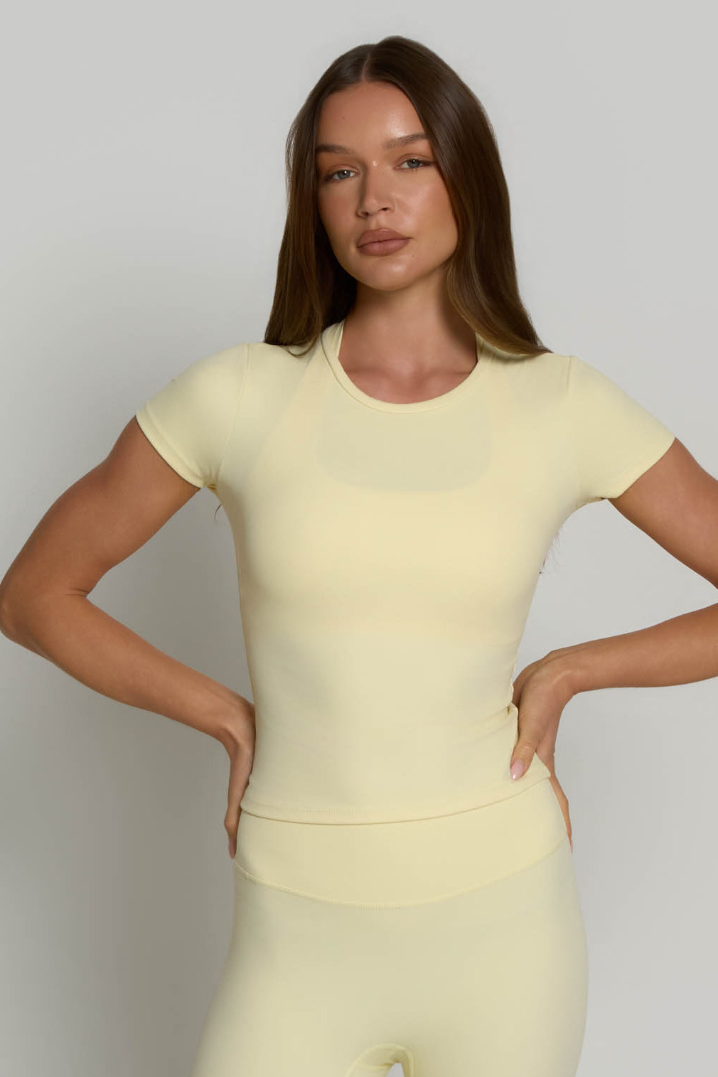 Fitted Tee - Buttercream
