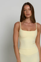 Square Neck Vest - Buttercream