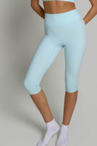 Capri Leggings - Powder Blue