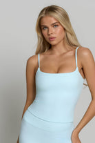 Square Neck Vest - Powder Blue
