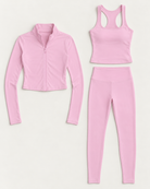 core-tank-leggings-zip-up-jacket-set-blush-pink flat lay