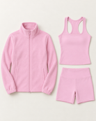 core-tank-shorts-fleece-set-blush-pink flat lay