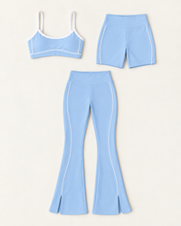 Contrast 3-Piece Set | Sky Blue