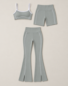Contrast 3-Piece Set Light Grey flat lay