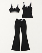 Flow 3-Piece Set Shadow Black flat lay