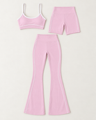 Contrast 3-Piece Set Dusty Pink flat lay