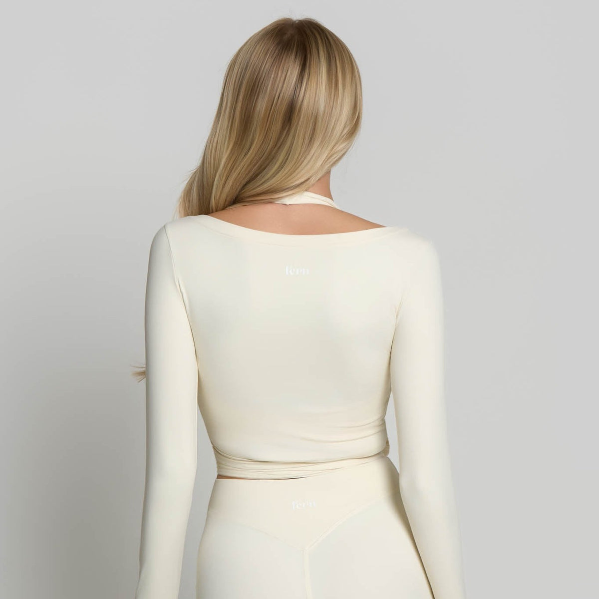 Ballet Wrap Top - Ivory White
