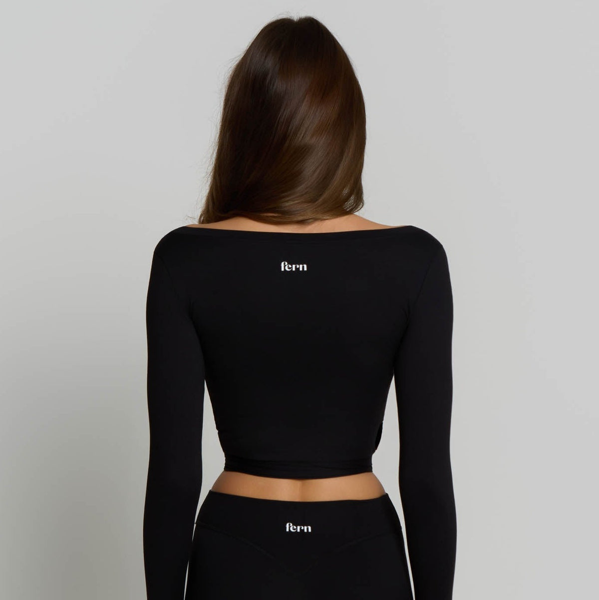 Ballet Wrap Top - Shadow Black