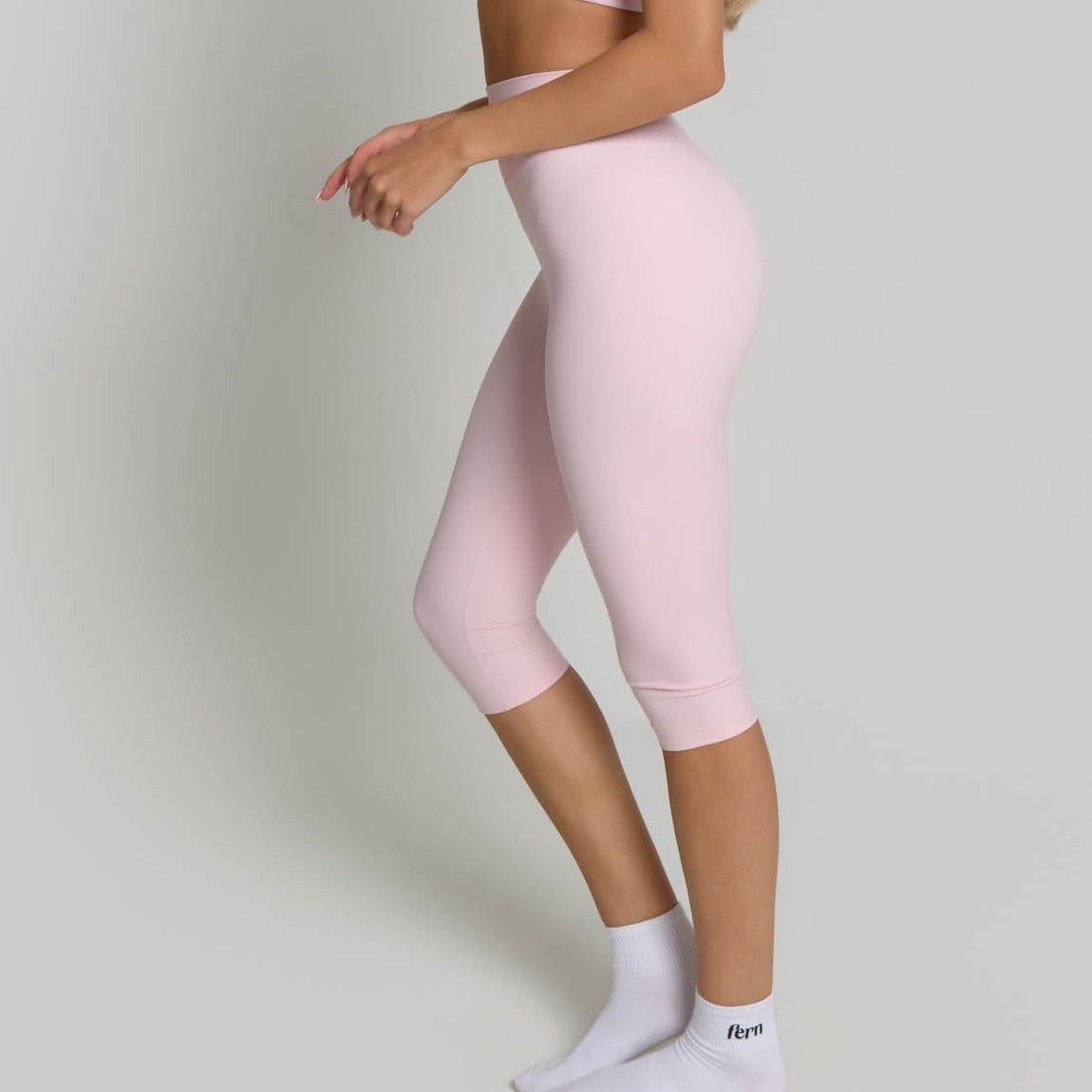 Capri Leggings - Ballet Pink