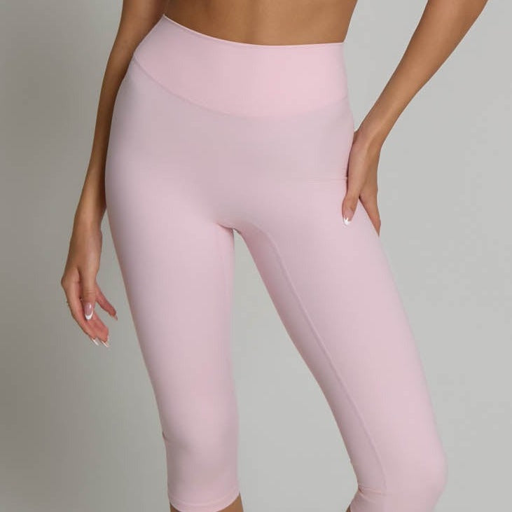 Capri Leggings - Ballet Pink