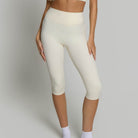 Capri Leggings - Ivory White