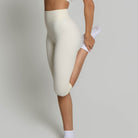 Capri Leggings - Ivory White