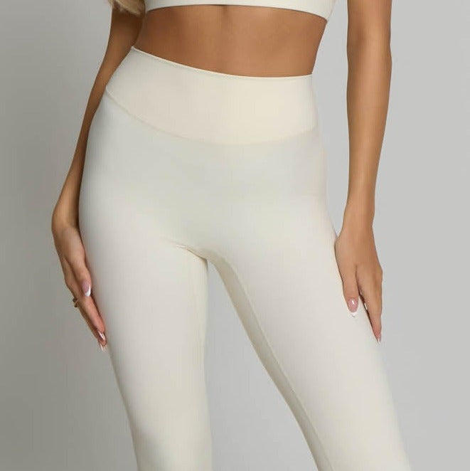 Capri Leggings - Ivory White