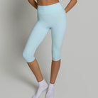 Capri Leggings - Powder Blue