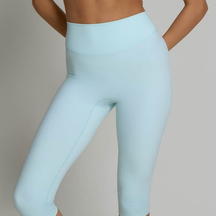 Capri Leggings - Powder Blue