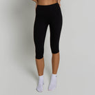 Capri Leggings - Shadow Black