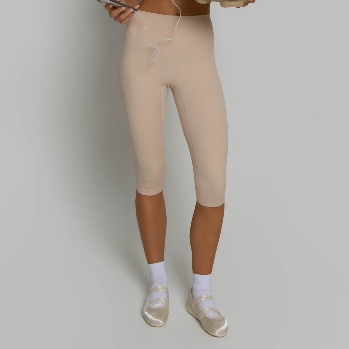Capri Leggings - Tan