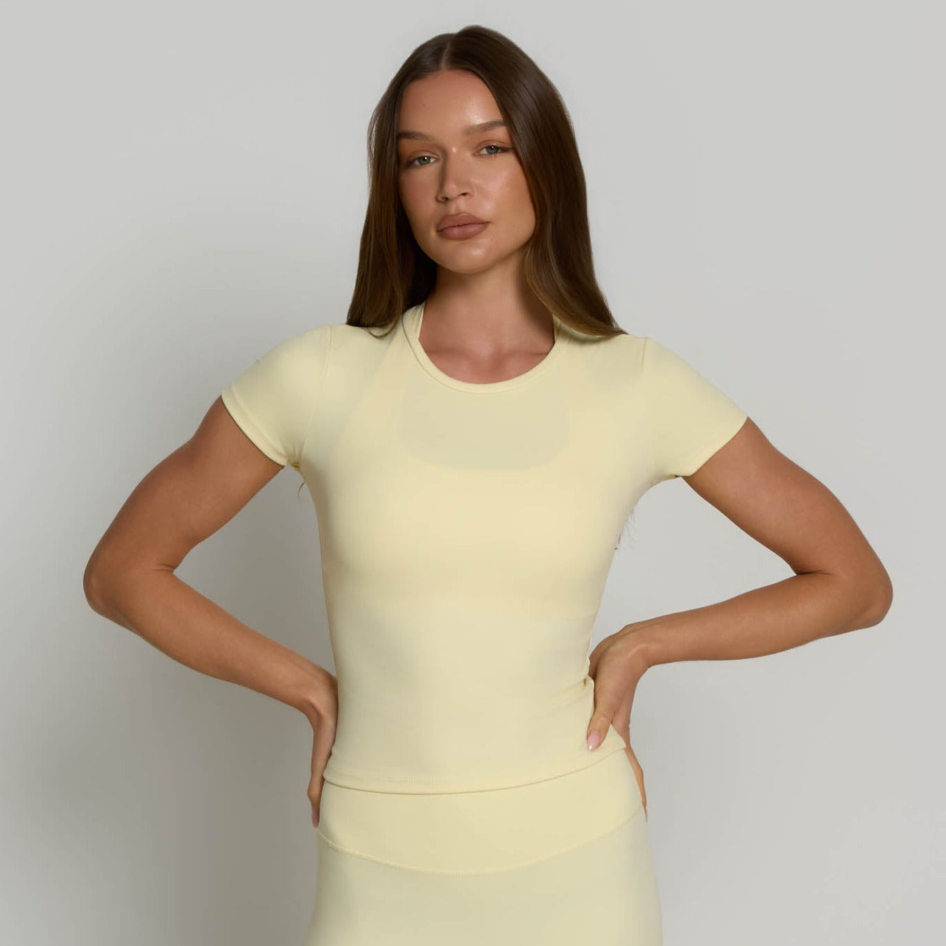 Fitted Tee - Buttercream
