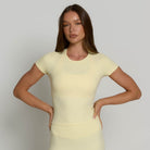 Fitted Tee - Buttercream