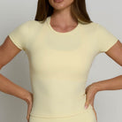 Fitted Tee - Buttercream