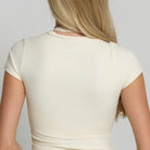 Fitted Tee - Ivory White