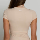 Fitted Tee - Tan
