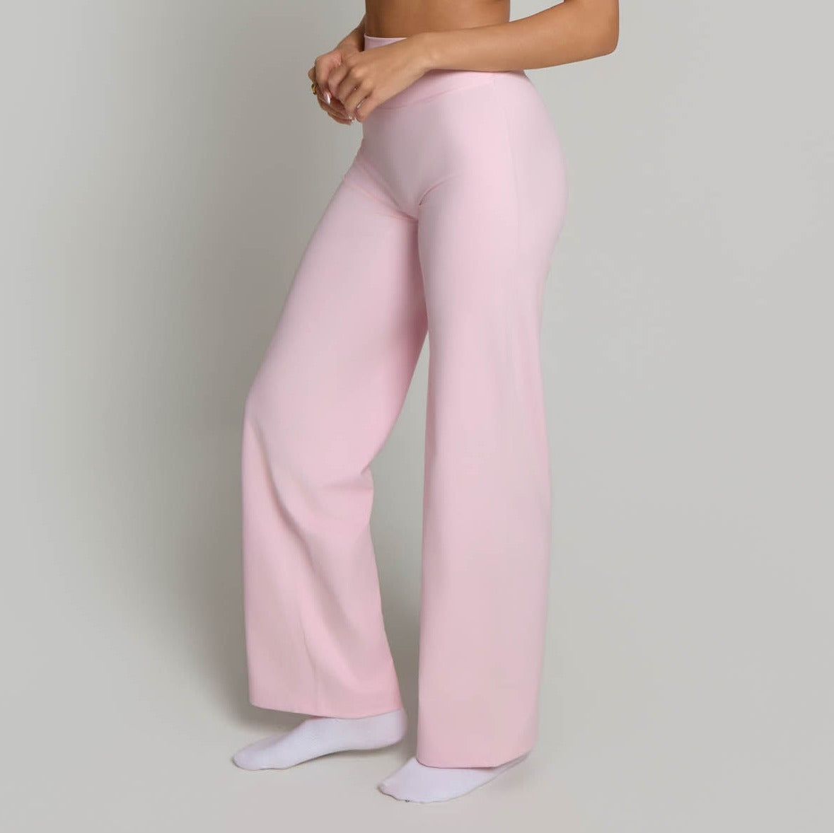 Flared Leggings - Ballet Pink