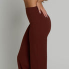 Flared Leggings - Chocolate Brown