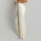 Flared Leggings - Ivory White