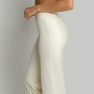 Flared Leggings - Ivory White