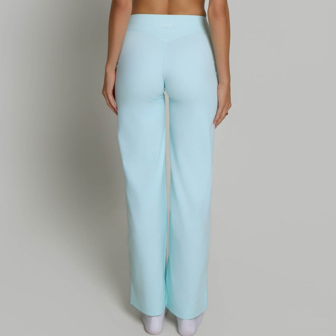 Flared Leggings - Powder Blue