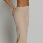 Flared Leggings - Tan