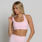Halter Sports Bra - Ballet Pink