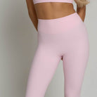 High Waisted Leggings - Ballet Pink
