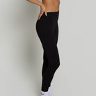 High Waisted Leggings - Shadow Black