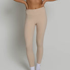 High Waisted Leggings - Tan